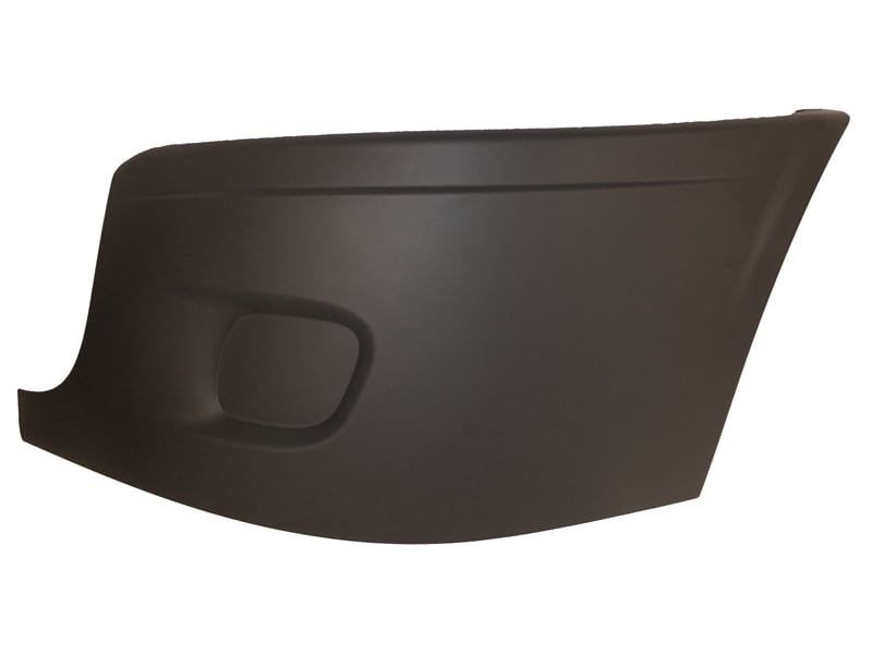 Main images of KAMP Left Hand Grey Bumper End Cover without Fog Lamp Hole for Freightliner Cascadia (2008-2018)