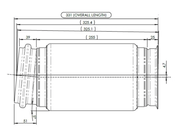 Slide images of Dinex Exhaust Bellow for Volvo and Mack