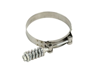 Slide images of KAMP 4.06 Inch Stainless Steel Spring Loaded Clamp