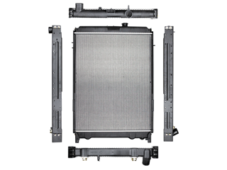 Slide images of Northern Radiator, Radiator for Hino- 32 1/2 x 24 3/4 x 1 7/16 (With Frame)