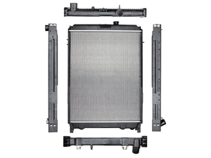 Slide images of Northern Radiator, Radiator for Hino- 32 1/2 x 24 3/4 x 1 7/16 (With Frame)