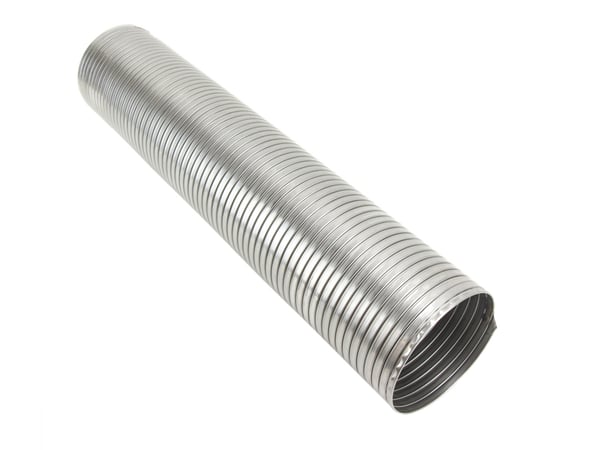 Slide images of KAMP 24 Inch x 5 Inch Stainless Steel Exhaust Flex Pipe
