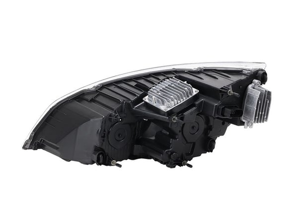 Slide images of KAMP Right Hand LED Headlamp Assembly for Freightliner Cascadia (2018 and Up)