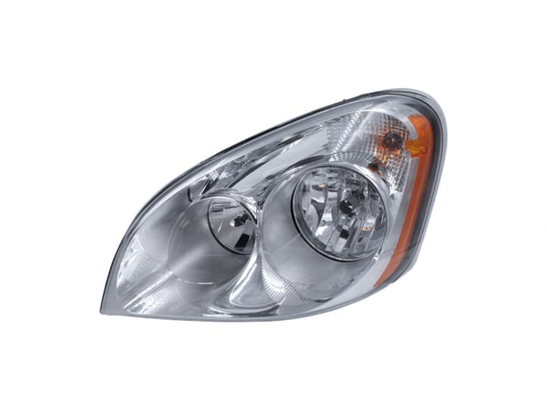Slide images of KAMP Left Hand Headlamp for Select Freightliner Models