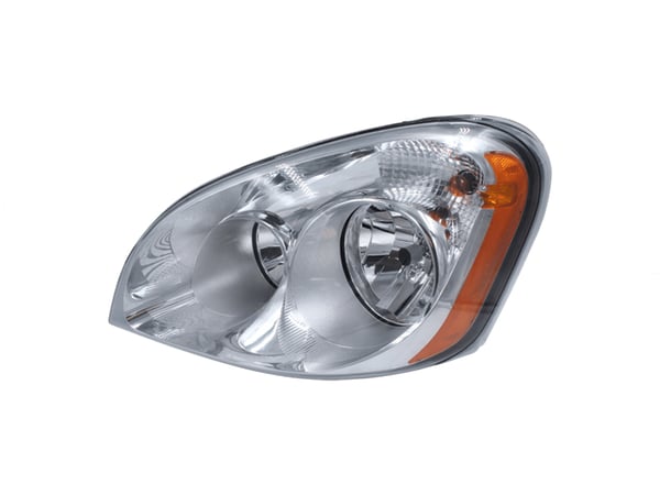 Slide images of KAMP Left Hand Headlamp for Select Freightliner Models