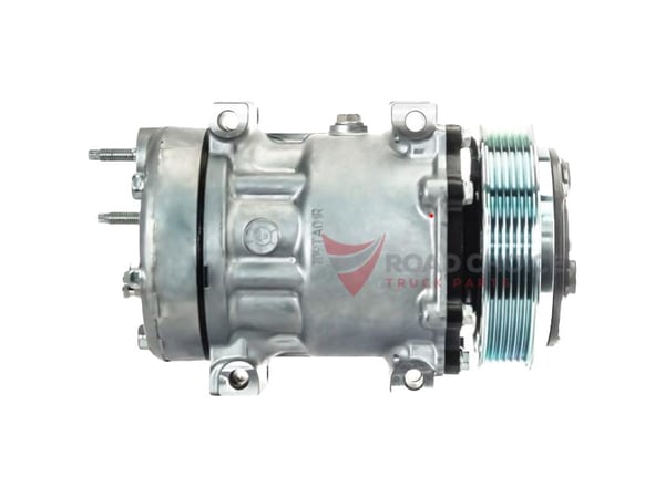 Slide images of Road Choice RC ACC3382 A/C Compressor for International Prostar with Cummins ISX Engine