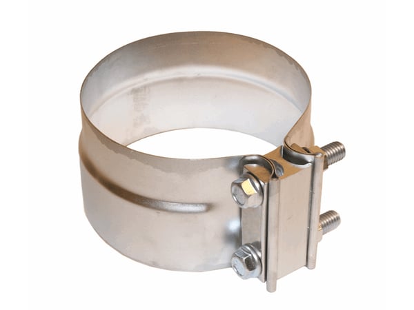 Slide images of KAMP 5 Inch Aluminized Exhaust Clamp - Several International Applications