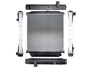 Slide images of Northen Radiator, Radiator - 25 x 25 1/8 x 2 1/16 for Blue Bird Bus