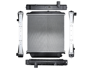 Slide images of Northen Radiator, Radiator - 25 x 25 1/8 x 2 1/16 for Blue Bird Bus