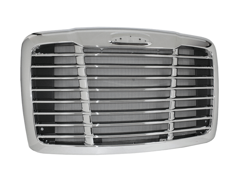 Main images of KAMP Chrome Grille with Bug Screen for Select Freightliner Models