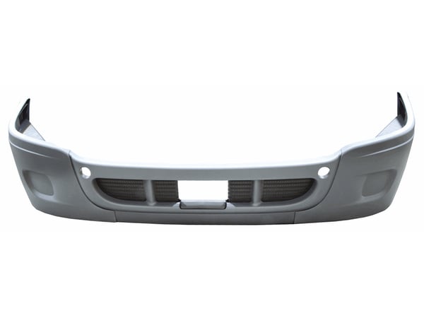 Slide images of KAMP Bumper Assembly without Fog Lamp Holes for Select Freightliner Models