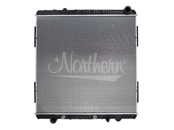 Slide images of Northern Radiator, Radiator for Freightliner- 35 3/4 x 38 1/2 x 2 3/16 (PTR Without Frame)