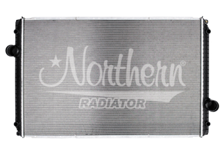 Slide images of Northern Radiator Truck Radiator for International and Navistar - 40 1/8 x 26 x 2 1/4 (PTR)