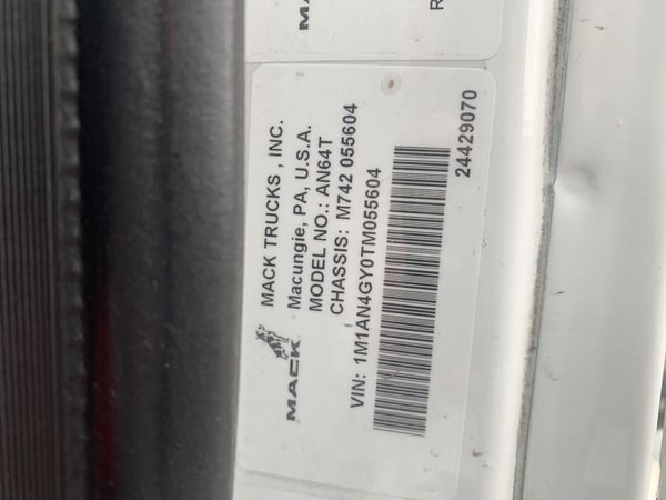 Slide images of 2026 MACK AN64T DC