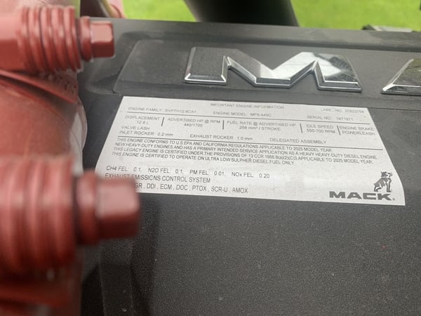 Slide images of 2026 MACK AN64T DC