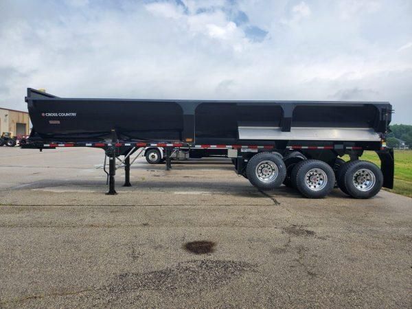 Slide images of 2024 Cross Country 343HRF Frameless End Dump Trailer (CC183090)