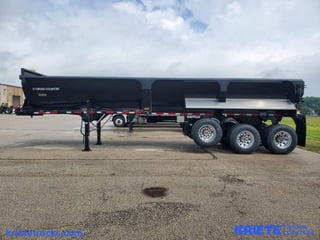 Slide images of 2024 Cross Country 343HRF Frameless End Dump Trailer (CC183091)