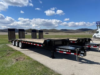 Slide images of 2024 Cross Country 303ATAR 30 Ton Air Tilt/Air Ramp Trailer (CC183315)