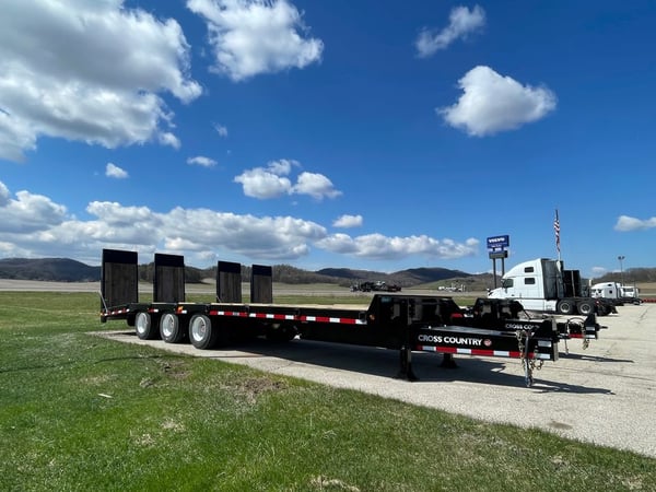 Slide images of 2024 Cross Country 303ATAR 30 Ton Air Tilt/Air Ramp Trailer (CC183315)