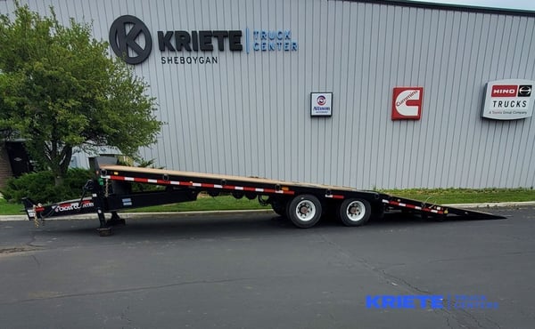 Slide images of 2024 Cross Country 202ATAR Air Tilt / Air Ramp Trailer
