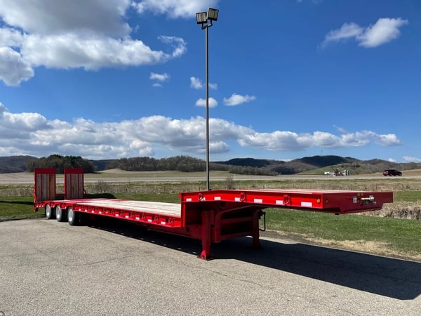Slide images of 2024 Cross Country 533HTD 50 Ton Hydraulic Tilt Deck Trailer (CC183746)