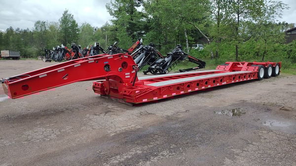 Slide images of 2023 Cross Country 553HDG 55 Ton Low Boy Trailer