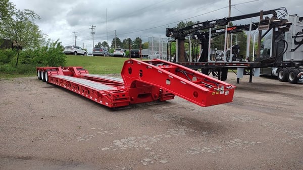 Slide images of 2023 Cross Country 553HDG 55 Ton Low Boy Trailer