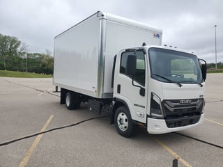 Slide images of 2025 ISUZU NPR HD