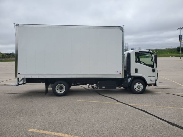 Slide images of 2025 ISUZU NPR HD
