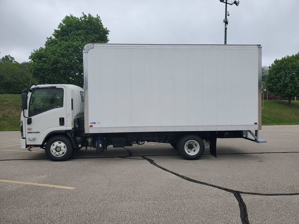 Slide images of 2025 ISUZU NPR HD