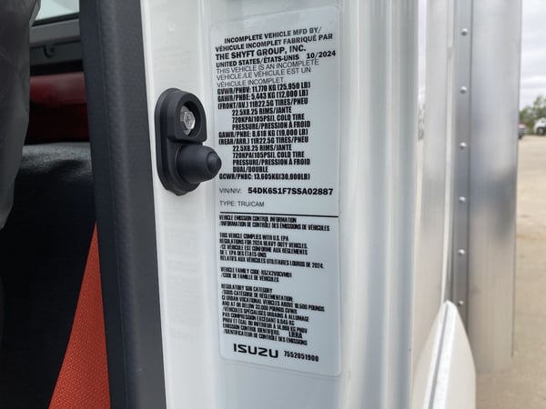 Slide images of 2025 ISUZU FTR