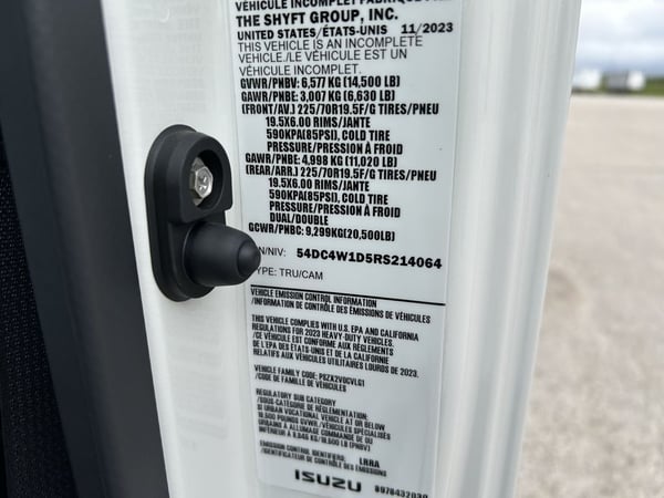 Slide images of 2024 ISUZU NPR-HD GAS