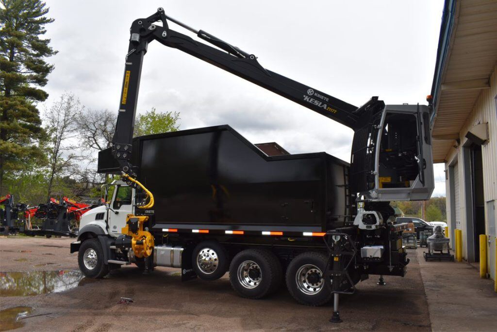 A black Cross Country debris body