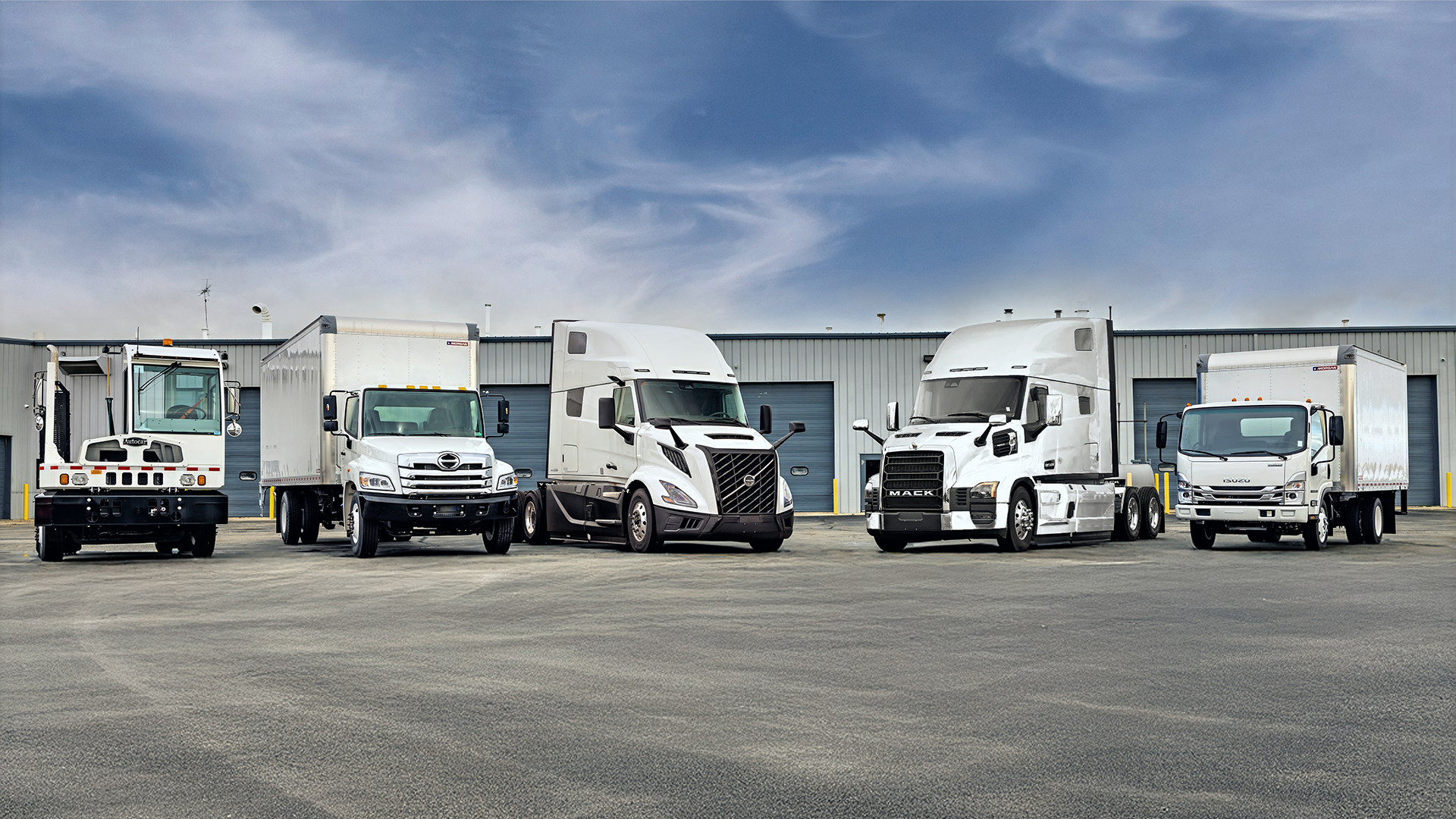 Kriete Truck Centers Family Shot - Mack, Volvo, Hino, Isuzu, Autocar